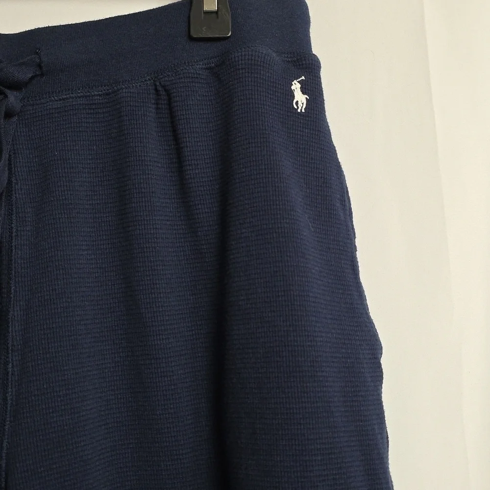 Polo Ralph Lauren Blue Mens Cotton Shirt & Shorts Set.  Size Large